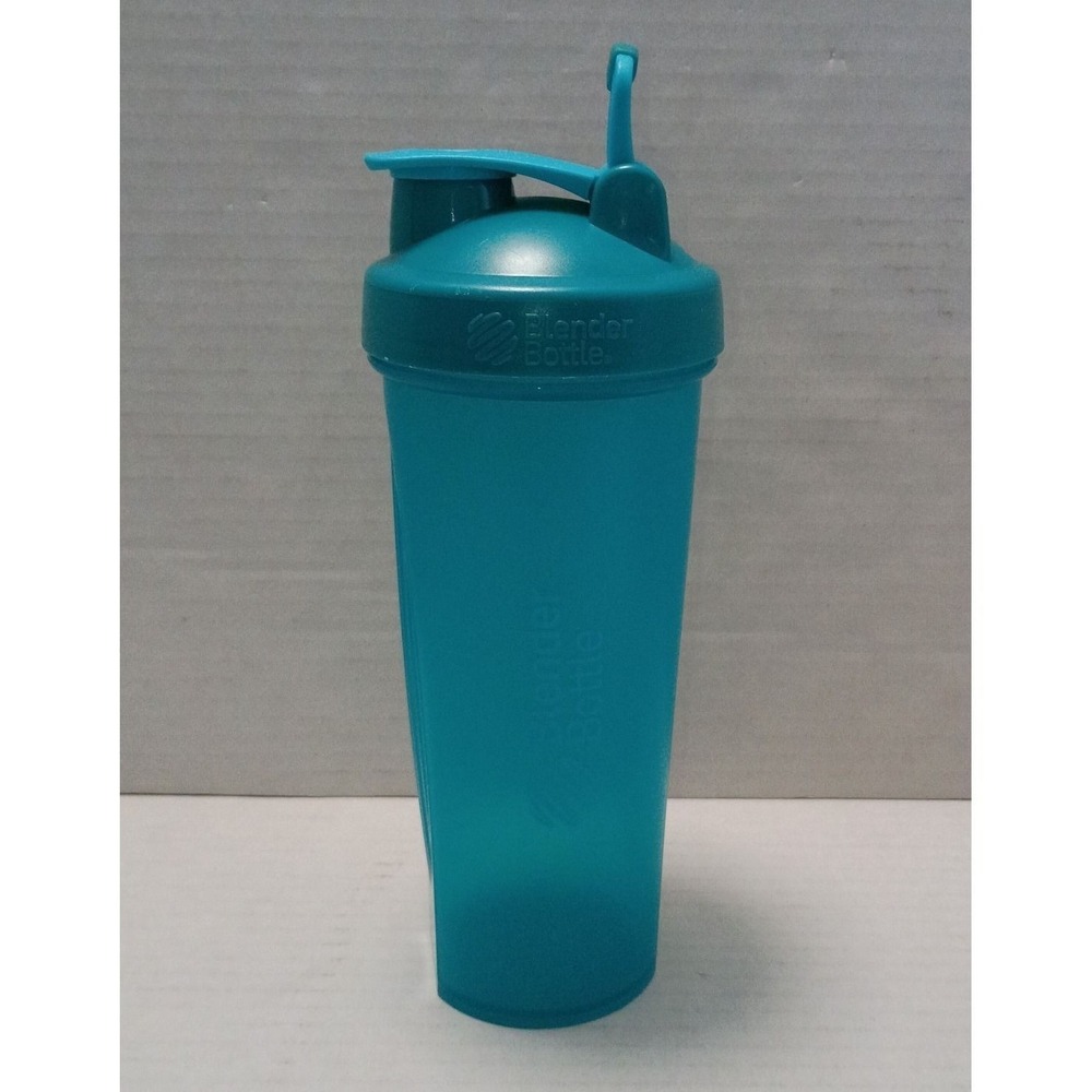Blender Bottle‎ 30oz Blue Protein Shaker Bottles W/ Loop Shaker Ball Leak Proof